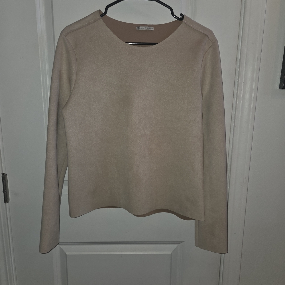 Zara‎ Fauc Suede Medium Top